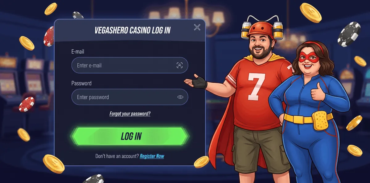 Vegashero casino login